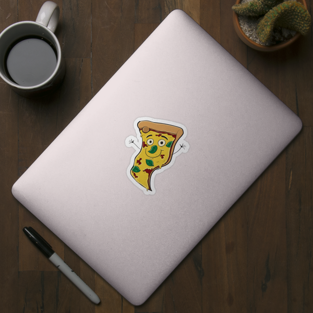 Pizza Pie Guy by mcillustrator